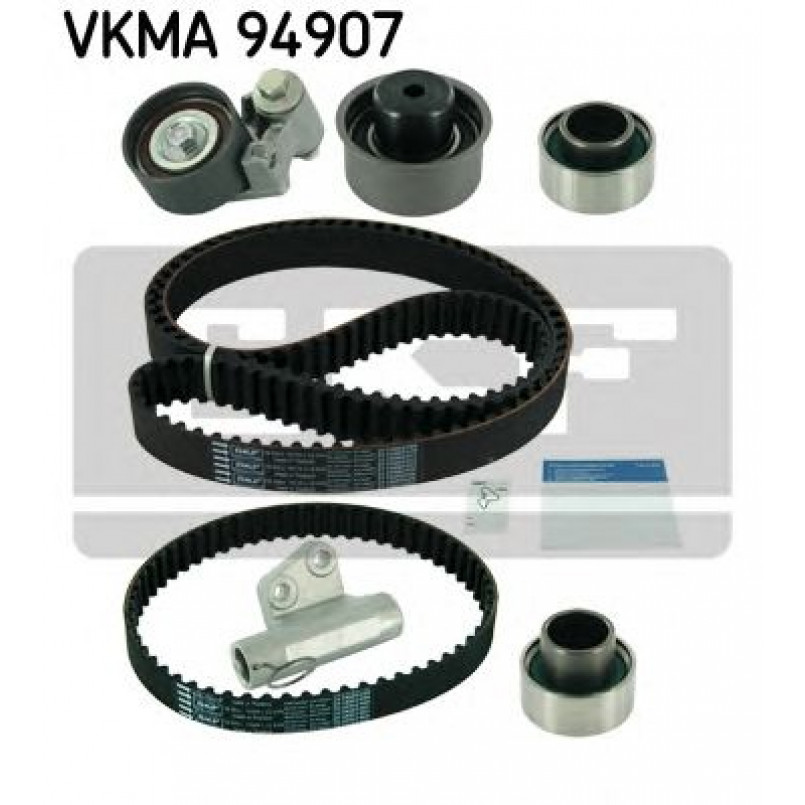 VKMA 94907 SKF Комплект (ремінь+ролики)